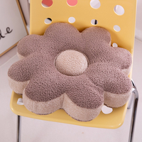 Coussin de siège en peluche en forme de fleur, 40 cm, épais, motif marguerite, rembourré en coton PP, coussin de sol doux pour canapé, tatami, décoration intérieure