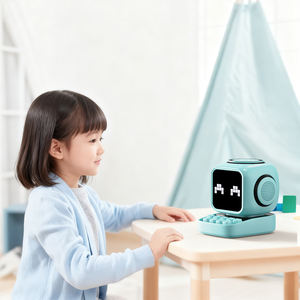 Piccolo <span class=keywords><strong>cubo</strong></span> <span class=keywords><strong>di</strong></span> <span class=keywords><strong>Rubik</strong></span> intelligente per Audio magnetico veloce caricatore Wireless RGB LED <span class=keywords><strong>di</strong></span> plastica sveglia rumore <span class=keywords><strong>bianco</strong></span> altoparlante retrò - Product Image 5