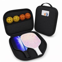 Ensemble de raquettes de pickleball en fibre de verre, 2 raquettes, 4 balles avec sac de transport pour club, famille, école, jeu en groupe, logo personnalisé OEM