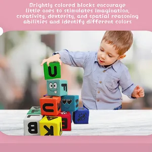 12pcs Kids Educational Foam Toys Soft Play Building Blocks Set For Baby Toddler
