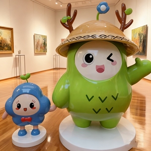 CS240 Customizable Frp Number 8 Cartoon Sculpture Red Resin Art Piece Statues for Urban Commercial Zone Shopping Center Landmark - Product Image 5