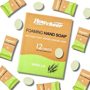 Logo personalizzato eco-friendly schiuma sapone per le mani Tablet Zero rifiuti ricaricabili sapone per lavare le mani GMP certificato per il mercato europeo - Product Image 1