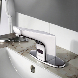 ARROWブランドモダンな電子コールドホットエコウォーター節約センサータップクロムメッキセラミックバルブコアポリッシュ真鍮デッキマウント - Product Image 4