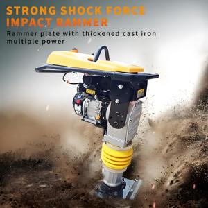 Factory Supply Gasoline Powered Soil and Sand Impact Jump Jack Double Booster Compactor Vibration Hammer Hot Selling - Product Image 5