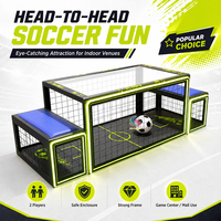 Nouvelle machine de jeu de football interactive Funpar, table de football à monnayeur avec interface en anglais et cadre métallique pour le divertissement