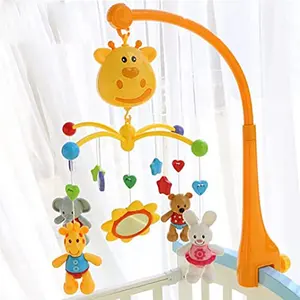 Milagro oyuncaklar müzikal bebek yatağı oyuncaklar kreş cep telefonları hayvan asılı bebek oyuncak karyolası cep beşik Bassinet