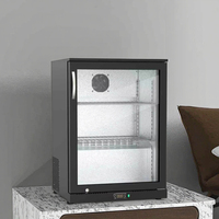 Mini Bar Réfrigérateur 1-2-3 Porte Vitrine Congélateur Simple Température Refroidissement Par Air Retour Bar Refroidisseur Armoire