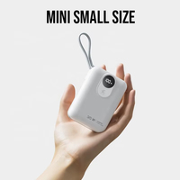 Vente flash Banque d'alimentation portable à charge rapide 20000mah Li-Polymère Affichage LED Interface d'entrée Type-C/Micro USB pour téléphones mobiles