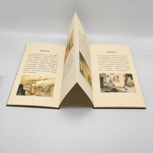 Tissu non tissé de livre à couverture rigide personnalisé de haute qualité pliant avec <span class=keywords><strong>impression</strong></span> d'estampage à chaud en papier carton - Product Image 4