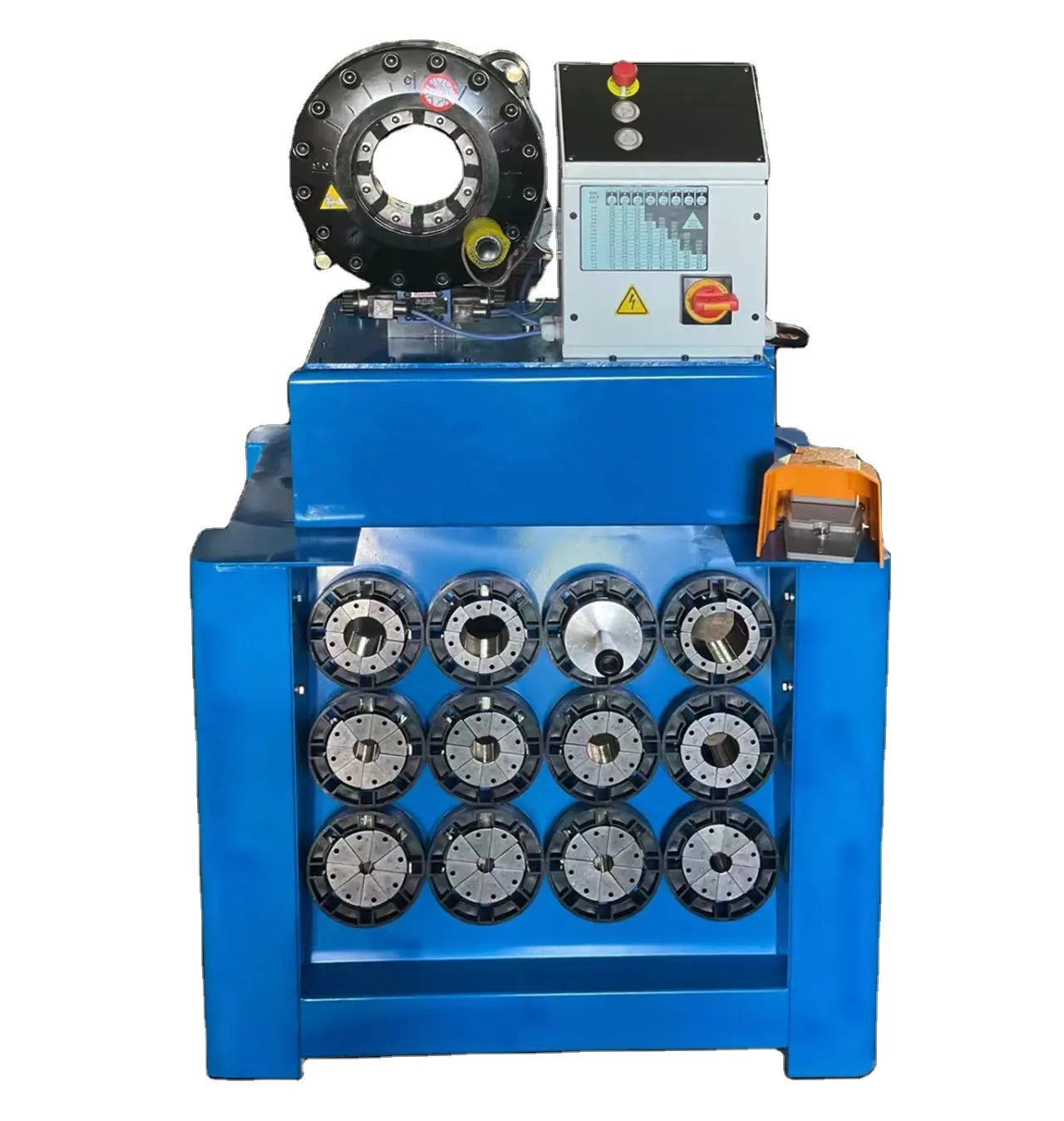 Canada use fin power 1/4-2" 10-87mm P32 P20 P52 hydraulic pressing hose crimping machine hose pipe press machine for crimp hose