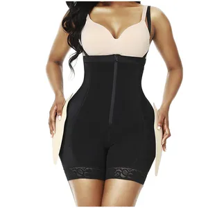 Panique achat femmes 4 coussinets éponge épais fermetures éclair et boutons taille shapewear ventre tondeuse minceur corps shaper grande taille corset