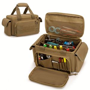 Bolsas de Herramientas Resistentes de Boca Ancha, Gran Capacidad, Bolsa de Herramientas Resistente de 14.41 X 8.5 X 8.11 Pulgadas para Reparadores - Product Image 1