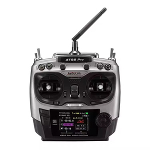 RadioLink AT9S Pro <span class=keywords><strong>10C</strong></span>/12 Canales, Control Remoto para Dron con Acelerador Izquierdo, Transmisor y Receptor R9DS <span class=keywords><strong>Gris</strong></span> 2.4GHz QPSK 5.0MHz Ardu - Product Image 4