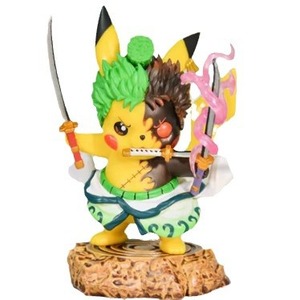 ฟิกเกอร์ตัวละครฮีโร่ของฉัน midoriya izuku เอาชนะเอาชนะตัวเองและ OLMET cosplayes Pikachu เป็นรถเดสก์ท็อป - Product Image 5