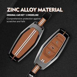 เคสกุญแจรถยนต์ Magicocase สำหรับ Mahindra Smart Remote ผลิตจากซิงค์อัลลอยด์และซิลิโคน ดีไซน์ธุรกิจ 7 สี ผลิตที่กวางตุ้ง - Product Image 1