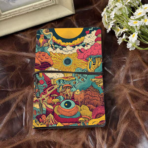 Cuaderno A6 Retro de Uso Múltiple, Acompañante de Estudio <span class=keywords><strong>para</strong></span> <span class=keywords><strong>Leer</strong></span> Notas, Asignaciones Universitarias, Guías de Revisión con W, 1 Unidad - Product Image 2