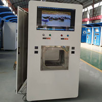 Distributeur automatique multi-liquides grande capacité avec paiement par pièces, billets, cartes et QR, volume de distribution réglable pour produits de blanchisserie et de vente au détail
