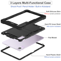Coque de protection robuste et durable à 3 couches pour tablette, usage polyvalent, pour Redmi Pad SE 11 pouces 2025 – Vente en gros B2B Chine