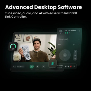 <span class=keywords><strong>Insta360</strong></span> Link 2 <span class=keywords><strong>Pro</strong></span>/Link 2C <span class=keywords><strong>Pro</strong></span> Standard Al 4K Cámara Web para Transmisión en Vivo con Seguimiento por IA, Encuadre Automático, Bokeh Natural y Control HDR - Product Image 6