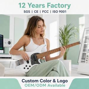 4 <b>String</b> Electric Bass Guitar Maple Neck S-S Pickup Painted Finish Factory Direct Customization OEM ODM - Product Image 2