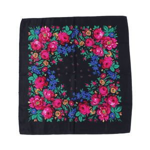 Boutique en ligne <span class=keywords><strong>EBay</strong></span> Best-seller <span class=keywords><strong>Foulard</strong></span> en coton imprimé ethnique Hiver Chaud 70cm carré Fleur Imprimé <span class=keywords><strong>Foulard</strong></span> - Product Image 5