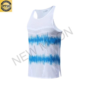 Chaleco Deportivo Informal Personalizado de Verano para Hombre, para Correr Maratones, 100% Poliéster Sublimado, con Logotipo Personalizado - Product Image 4