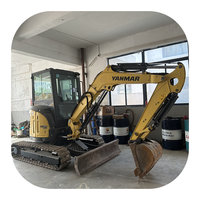 Mini-excavatrice YANMAR VIO35, excavatrices YANMAR mini importées VIO27 VIO50-6B VIO80-6B VIO100, mini-excavatrice sur chenilles