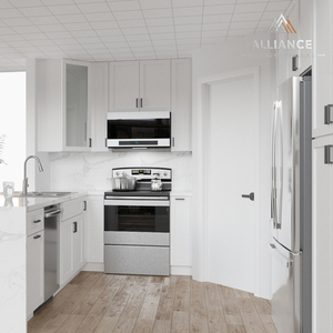 US Warehouse White Shaker Cabinet | Affordable Kitchen Cabinets For <b>Builders</b> | Fast Ship RTA Kitchen Cabinets Set With Storage - Product Image 1