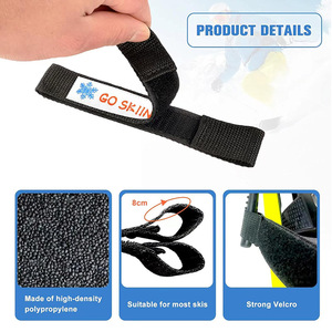 Gancho de nailon reutilizable, correa de retención de freno de esquí, bandas de retención de freno para Snowboard - Product Image 5