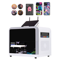 Impresora de Inyección de Tinta UV, Impresora Plana de Inyección de Tinta para Carcasas de Teléfono, Imanes de Refrigerador, Rompecabezas, Espejos, Impresora Multifuncional