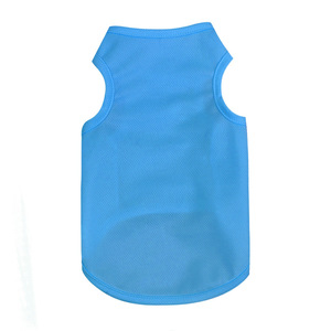 Evcil Hayvan Giyim İlkbahar Yaz Ince Nefes Alabilen Polyester Köpek Yeleği Küçük Köpek Fransız Bulldog Düz Renk Avrupa-Amerikan Tarzı - Product Image 5