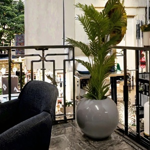 Pots de jardin en fibre de verre classiques modernes pour l'intérieur/l'extérieur, coins pour l'amélioration <span class=keywords><strong>du</strong></span> paysage, fournisseur de sol pour la décoration intérieure - Product Image 6