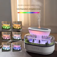 Humidificateur intelligent IBN Rain Cloud, diffuseur d'arômes, contrôle tactile automatique, goutte à goutte d'eau, lumière LED, bruit blanc, aide au sommeil