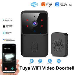 กริ่งประตูวิดีโออัจฉริยะ Tuya WIFI ราคาประหยัด กล้องกริ่งประตูอิเล็กทรอนิกส์อัจฉริยะ วิดีโอกริ่งประตูอัจฉริยะ Wifi ผลิตภัณฑ์อัจฉริยะ - Product Image 3