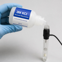 Solution de remplissage d'électrodes KCl 3M compatible Orion ROSS 810007 5x60mL pour Thermo Orion