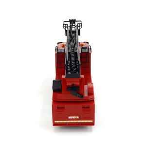 Camion de pompiers télécommandé à l'échelle 1:18, 9 canaux, semi-alliage, avec lumières LED et fonction de pulvérisation d'eau, Huina 1361 - Product Image 5