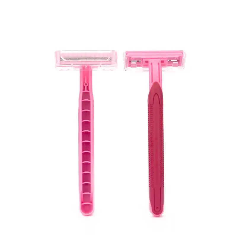 Safety Rubber Handle Ladies Only Professional Factory Direct Safety Streamline Wave And Plastic Handle Razor Disposable