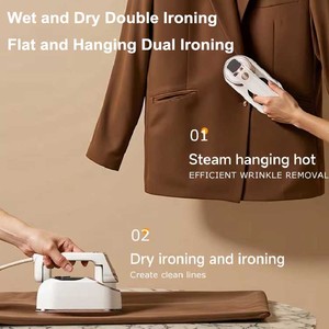 <span class=keywords><strong>Plancha</strong></span> de <span class=keywords><strong>Vapor</strong></span> Portátil de 1200W con Tanque de Agua de 140ml, <span class=keywords><strong>Plancha</strong></span> de <span class=keywords><strong>Vapor</strong></span> para Ropa Húmeda y Seca, <span class=keywords><strong>Plancha</strong></span> de <span class=keywords><strong>Vapor</strong></span> de Mano para Viajes - Product Image 2
