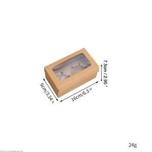 ECOPACKING JRY-W2 - Empaque Desechable Personalizado de Papel Kraft para Mini Cupcakes y Mezclas para Pasteles - Product Image 3