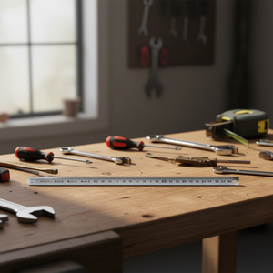 978 A Cinta métrica de 30 cm, regla metálica para mediciones de precisión - Product Image 3