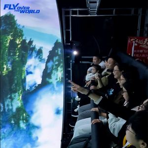 Théâtre VR à dôme 9D 7D 5D XD à 8 places, simulateur de siège mobile pour théâtre volant - Product Image 1