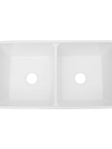 Buterfleoge Évier de <span class=keywords><strong>cuisine</strong></span> moderne 24 pouces à tablier, cuve unique, monotrou, sans robinet, installation sur plan, pour lavage de légumes - Product Image 4