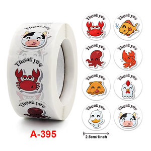 Etiquetas Adhesivas de Tallas para Ropa con Dibujos Animados, Venta al Por Mayor de Fábrica, Colores CMYK, Formas Personalizadas para Zapatos y Gorras, Papel Recubierto, Adhesivo Fuerte - Product Image 5