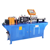 Línea Automática de Alta Velocidad para Enderezar y Cortar Tubos CNC con Engranaje y Motor