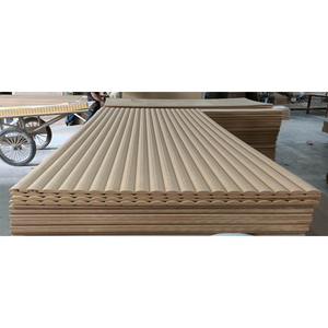 20 años de fábrica arte texturizado <span class=keywords><strong>madera</strong></span> acanalada 3D decorativo <span class=keywords><strong>madera</strong></span> tallada revestimiento hoja 3D MDF Panel de pared - Product Image 3