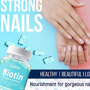 ที่มีคุณภาพสูงคอลลาเจน Gummies ผม Regrowth ที่ดีที่สุดวิตามินเสริมผมผิวเล็บอาหารเสริมสุขภาพไบโอติน - Product Image 5