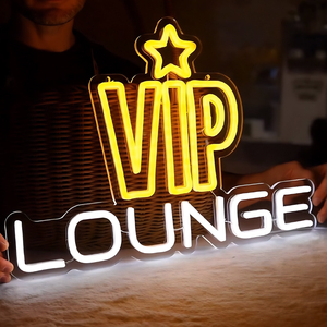 Idea d'oro marca 3D LED insegna al Neon 'buon compleanno' per casa ufficio ali d'ape Costume lettera materiale acrilico per negozi all'aperto - Product Image 1