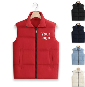 Gilet en duvet personnalisé pour homme et femme, veste en coton épaisse et chaude, veste sans manches pour l'hiver et les activités de plein air - Product Image 1