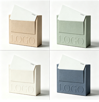 Boîte cadeau à tiroir coulissant avec emplacement pour carte, boîte d'emballage rigide de luxe personnalisée en relief pour cosmétiques, bijoux, cadeaux