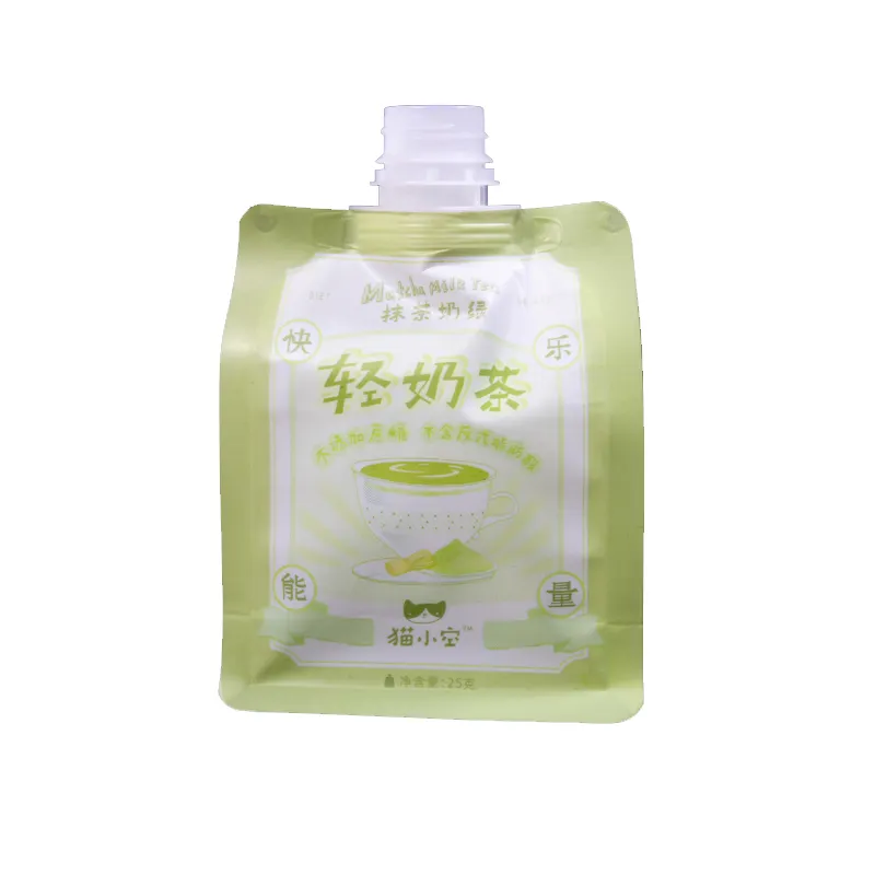 Tùy Chỉnh In Chất Lỏng Trái Cây Nước Trái Cây Uống Spout Pouch Bao Bì Đứng Lên Pouch Rõ Ràng Bao Bì Nhựa Túi